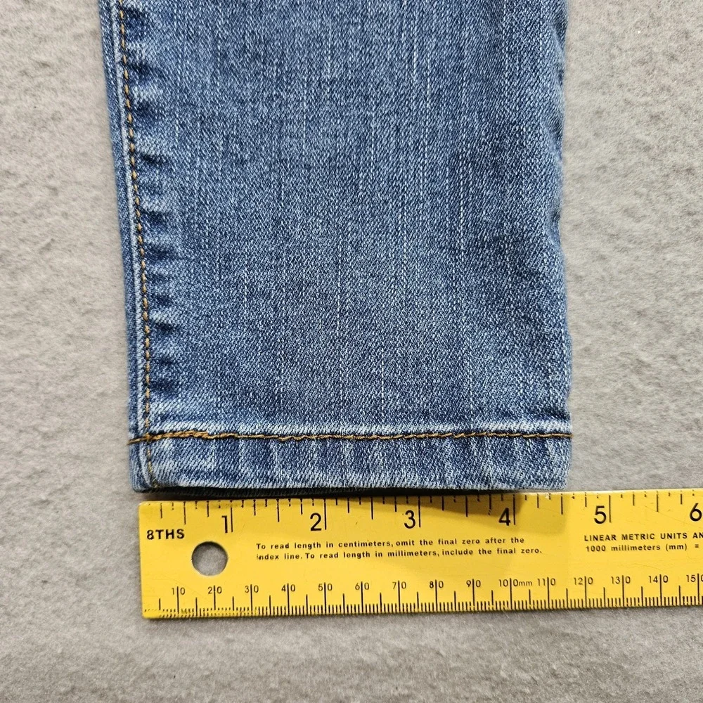 Rewash Jeans Womens 5/27 Blue Medium Low Rise Skinny Stretch Distressed 27x28